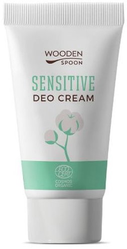 Wooden Spoon Organic Cream Deodorant Sensitive with Innovative Applicator 40ml - Deodorant - Main image