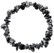 Colektio Vločkový obsidián náramek sekaný - Bracelet