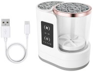 Verk 27760 Elektrický čistič štětců na make-up, 6 W, USB-C, bílý - Brush Cleaner