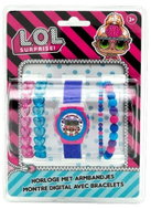 TOYCOMPANY Dárkový set hodinky a náramky L.O.L. Surprise 5 ks - Children's Watch