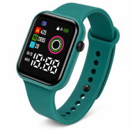 LEVENTI Children's Digital Watch LED Dark Green – Sports Style - Children's Watch