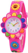 QKIDS Hodinky růžové - Slunečnice - Children's Watch