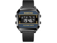 Leventi BINBOND D081 Men’s Digital Sports Watch, Black - Watch