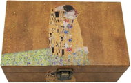 Empt Jewellery Box featuring Gustav Klimt’s *The Kiss*, 20 × 12.5 × 8 cm - Jewellery Box