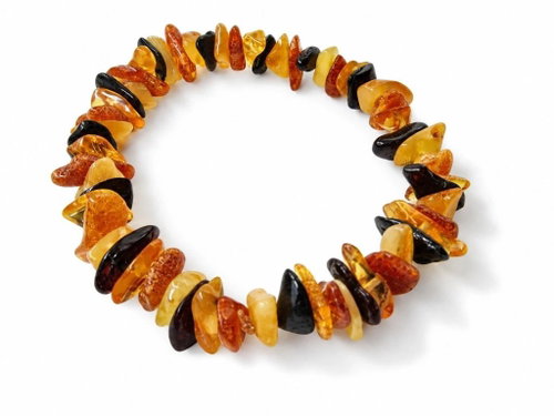 Colektio children's amber tumbled mix bracelet - Bracelet - Main image