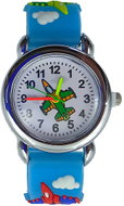 QKIDS Aeroplane analogue watch, turquoise - Children's Watch