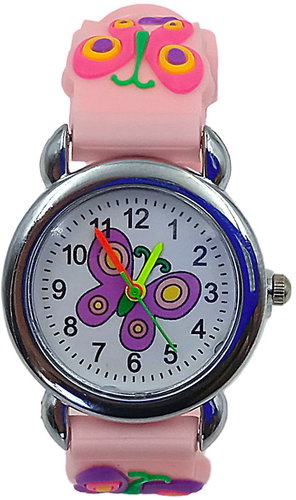 QKIDS Butterfly Romance watch, pink Main image QKIDS Butterfly Romance watch, pink - Children's Watch - Main image