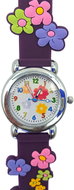 QKIDS Flower watch, purple - Children's Watch