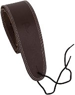 PERRIS LEATHERS 174 Double Stitched Leather Brown - Gitarrengurt