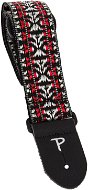 Guitar Strap PERRIS LEATHERS 287 Poly Pro Red And White Hootenanny - Popruh na kytaru