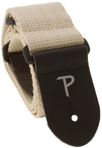 PERRIS LEATHERS 1679 Basic Cotton White - Guitar Strap - Main image