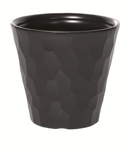 Prosperplast Květináč ROCKA antracit 29,3 cm - Květináč - Main image