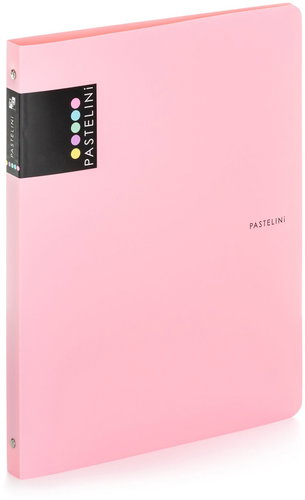 PASTELINI Ringbuch - 4-Ringe - A4 - 2 cm - rosa - Dokumentenmappe - Hauptbild