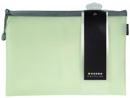 KARTON P+P Pastelini envelope with zipper A4 green - Document Folder