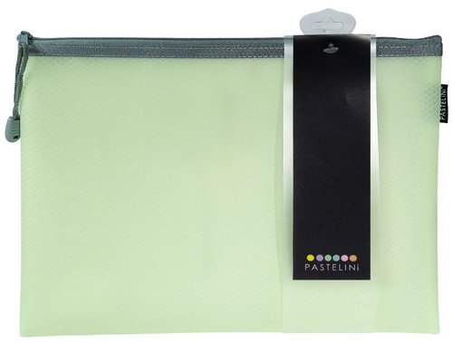KARTON P+P Pastelini, cipzárral A4 zöld - Irattartó mappa - Fő fotó