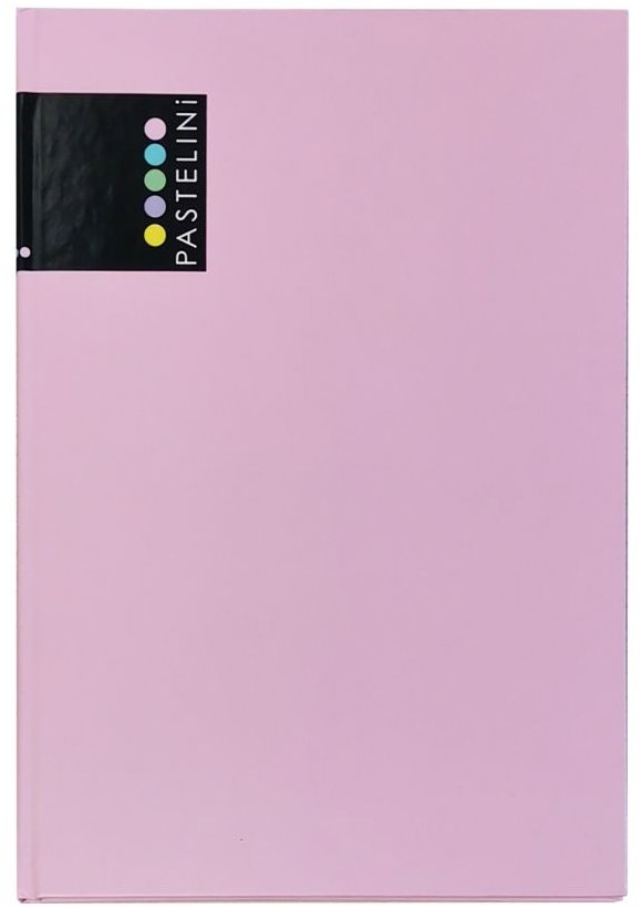 KARTON P+P Pastelini A4 96 lap, lamino matt, rózsaszín