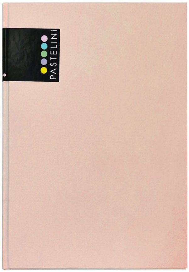 Karton P+P PASTELINi Jegyzetkönyv, A4, 96 lapos, matt laminált, barackszín
