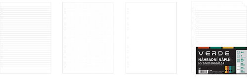 KARTON P+P pótlap a Verde A4-es jegyzetfüzethez, 90 lap - Papír - Fő fotó