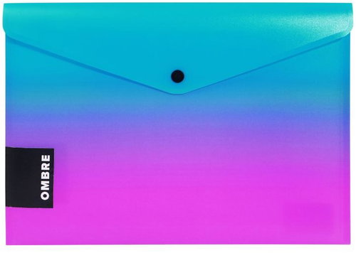 Dokumentenmappe KARTON P+P OMBRE mit Druckknopfverschluss, A4, rosa - Dokumentenmappe - Hauptbild