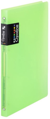 Ordner KARTON P+P Opaline PP A5 mit 4-Ring-Mechanik, grün - Dokumentenmappe - Hauptbild