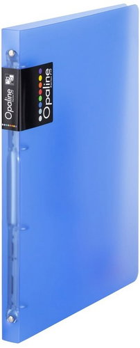 Ordner KARTON P+P Opaline PP A5 mit 4-Ring-Mechanik, blau - Dokumentenmappe - Hauptbild