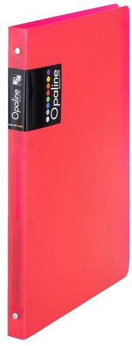 KARTON P+P Opaline PP A5 4-ring binder, red - Document Folder - Main image