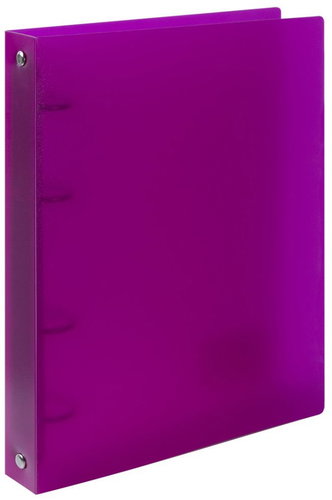 Ordner KARTON P+P Opaline PP A5 mit 4-Ring-Mechanik, Magenta - Dokumentenmappe - Hauptbild