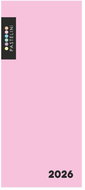 Cardboard P+P PASTELINI PVC weekly 2026, pink - Planner