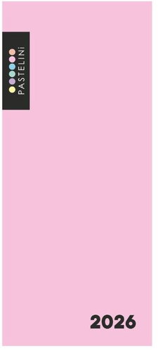 Cardboard P+P PASTELINI PVC weekly 2026, pink - Planner - Hauptbild