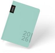 CARDBOARD P+P PASTELINI A5 daily 2026, green - Planner