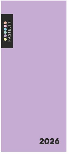 CARDBOARD P+P PASTELINI PVC monthly 2026, purple - Planner - Hauptbild
