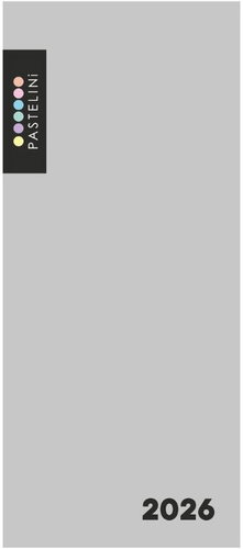 CARDBOARD P+P PASTELINI PVC monthly 2026, grey - Planner - Hauptbild