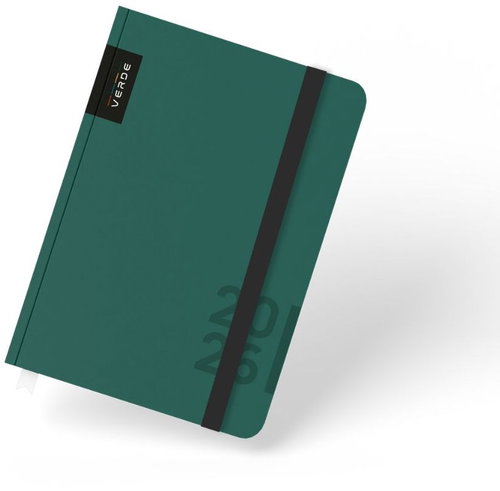 KARTON P+P VERDE A6 weekly 2026, green - Planner - Main image