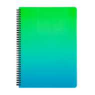 KARTON P+P OMBRE Twin wire pad A4 PP green - Notepad