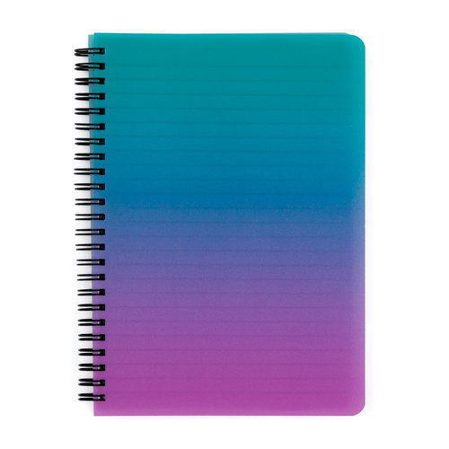 KARTON P+P OMBRE Twin Wire Block A5, PP, rosa - Notizblock - Hauptbild