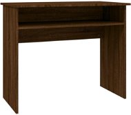 SHUMEE Písací stôl hnedý dub 90 × 50 × 74 cm kompozitné drevo - Písací stôl