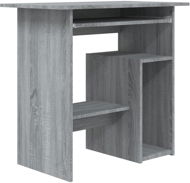 SHUMEE Psací stůl šedý sonoma 80 × 45 × 74 cm kompozitní dřevo - Psací stůl