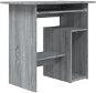 SHUMEE Psací stůl šedý sonoma 80 × 45 × 74 cm kompozitní dřevo - Desk