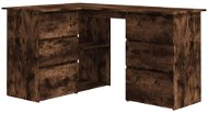 SHUMEE Rohový psací stůl kouřový dub 145 × 100 × 76 cm kompozitní dřevo - Desk