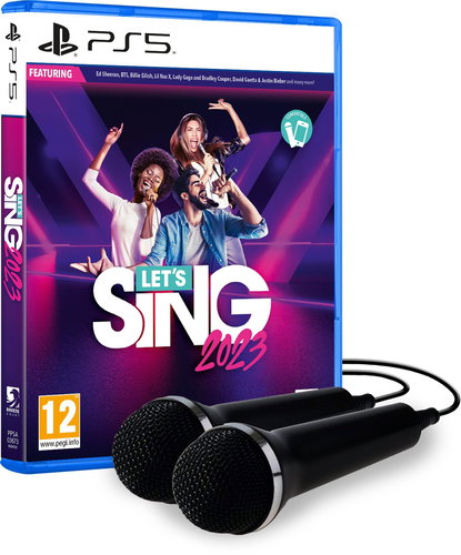 Lets Sing 2023 + 2 microphone - PS5 - Console Game - Main image