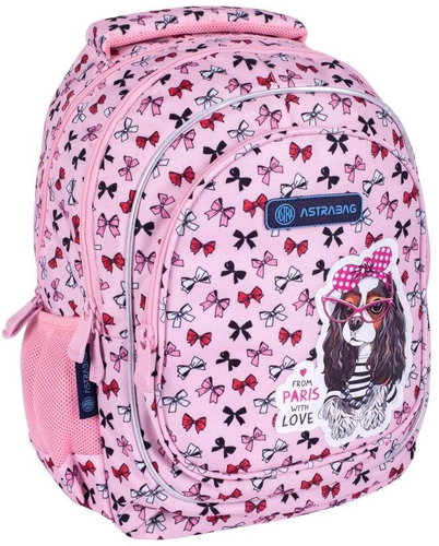 HEAD Sweet Dog With Bows, Pink - School Backpack - Main image