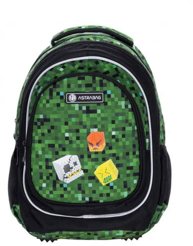 HEAD Astra Pixel One green - School Backpack - Main image