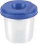 PANTA PLAST brush holder with lid simple, mix of colours - Brush Holder Cup