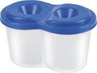 PANTA PLAST double brush holder with lid, mix of colours - Brush Holder Cup