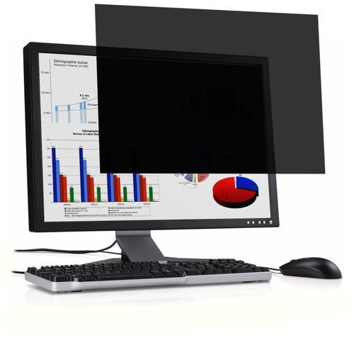 Port Designs Connect Privacy Filter 2D - 19.5'', 16/10, black - Privacy Filter - Main image