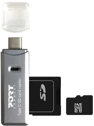 Port Designs Card Reader USB-C - Card Reader - Main image