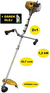 PROTECO 51.06-KR-43 křovinořez 42,7 ccm 2-taktní s olejem - Brush Cutter