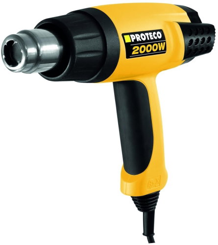 PROTECO 51.07-HP-01D Digital hot air gun 2000W, LCD - Heat Gun - Main image