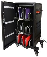 PORT CONNECT CHARGING CABINET, 30 UNITS, Black - Rechargeable Storage