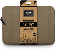 PORT DESIGNS Milano II ECO Sleeve 13/14'', hnědé - Laptop Case